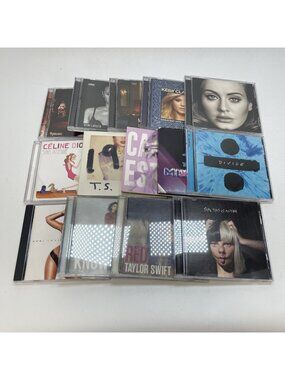 Pop Music CD job lot from 2010's Taylor Swift, Adele, Demi Lovato, Sia & More**